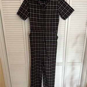 Brixton Black and Brown Plaid Shirt